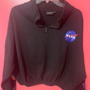 NASA Cropped Sweatshirt